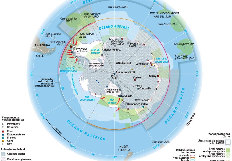 La Antártida, un continente de paz